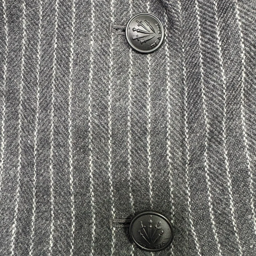 NWT | Rag & Bone Grey Stripe Charles Italian Wool Blazer - Picture 6 of 10